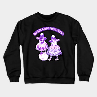 Los pollos hermanos Purple chickens Crewneck Sweatshirt